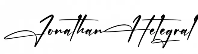 Jonathan Hetegral  Free Fonts Download