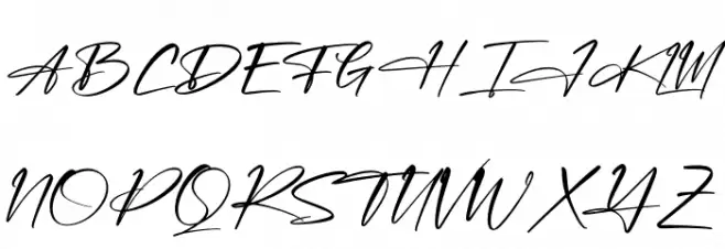 Jonathan Hetegral Schriftart Groß