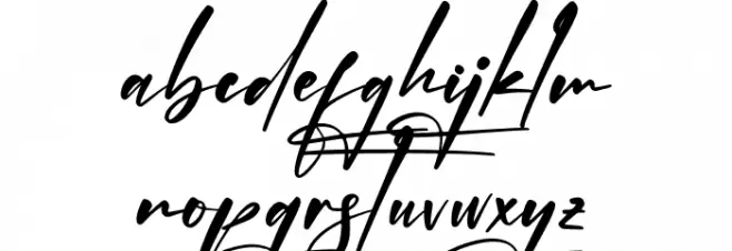 Jonathan Hetegral Schriftart Kleinbuchstaben