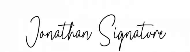 Jonathan Signature  Frei Schriftart Herunterladen
