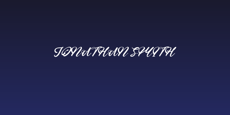 Jonathan Smith Social Header