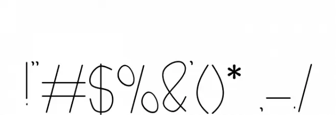 Jonathan Font OTHER CHARS