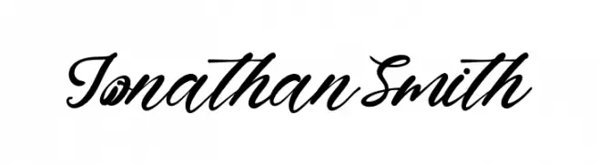 JonathanSmith  Frei Schriftart Herunterladen