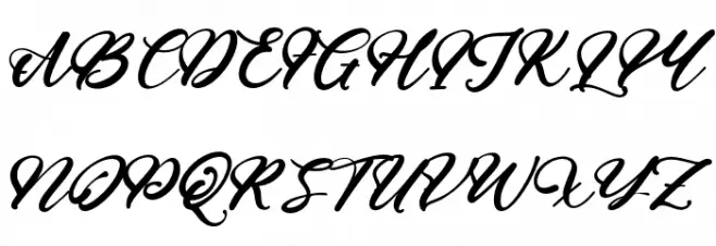 JonathanSmith 字体 大写