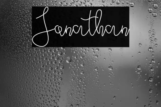 Jonathan Font examples