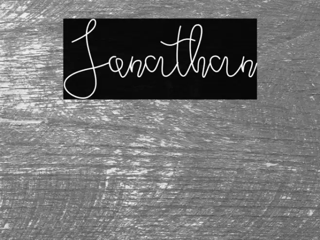 Jonathan Font examples