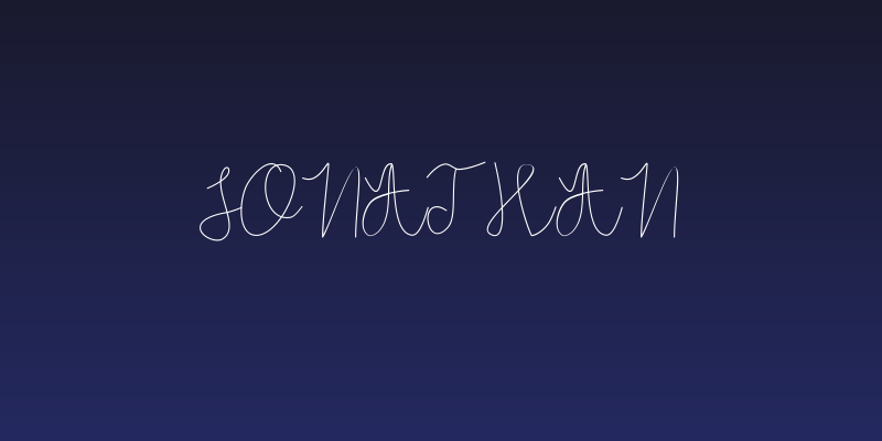 Jonathan Social Header