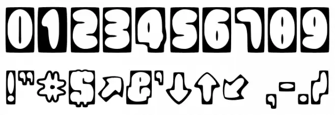 Jonei Black Font OTHER CHARS