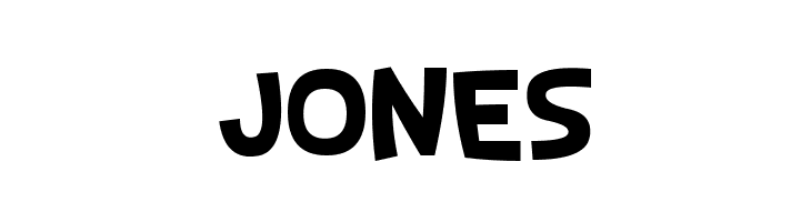Jones Font