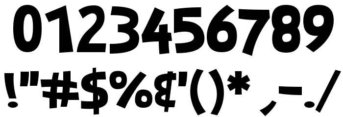 Jones Font OTHER CHARS