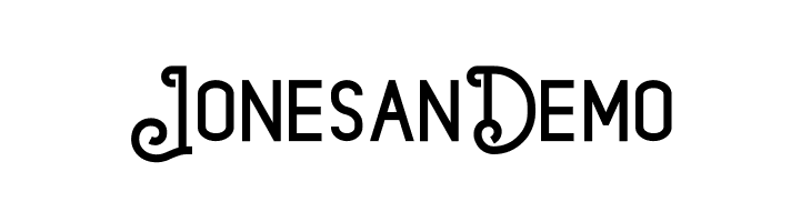 JonesanDemo  Frei Schriftart Herunterladen
