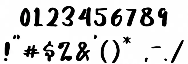 Jonggol Font OTHER CHARS