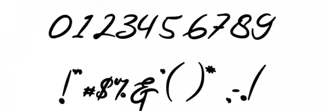 Jonnienth Шрифта ДРУГИЕ символов