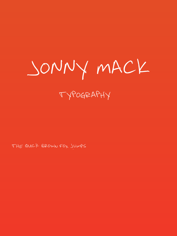 Jonny Mack Poster