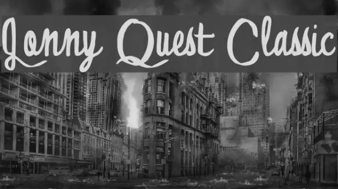 Jonny Quest Classic Font examples