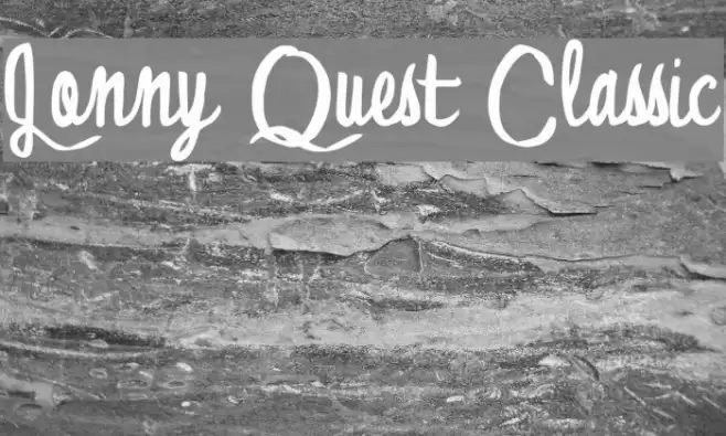Jonny Quest Classic Font examples