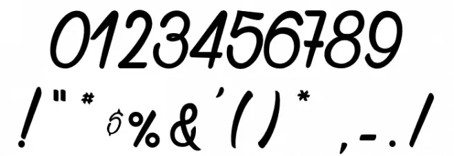 Jonquilles_PersonalUseOnly Font OTHER CHARS