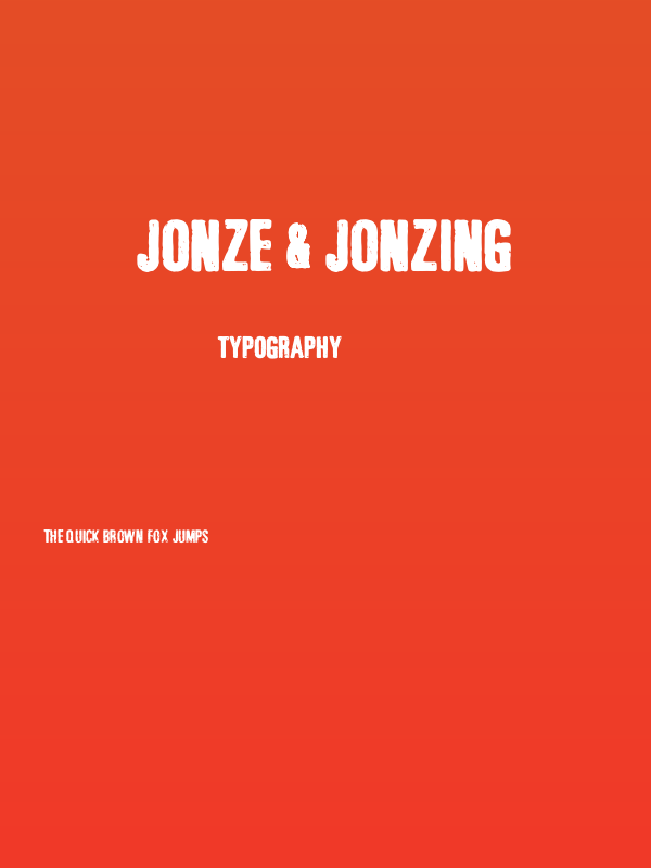 Jonze & Jonzing Poster