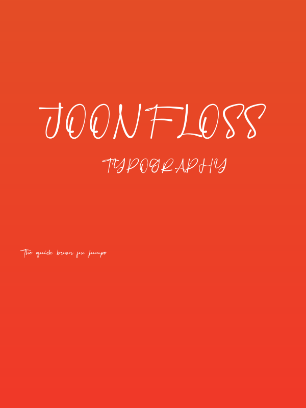 Joonfloss Poster