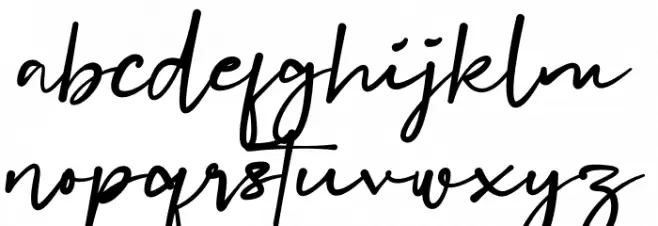 Joonfloss फ़ॉन्ट लोअरकेस