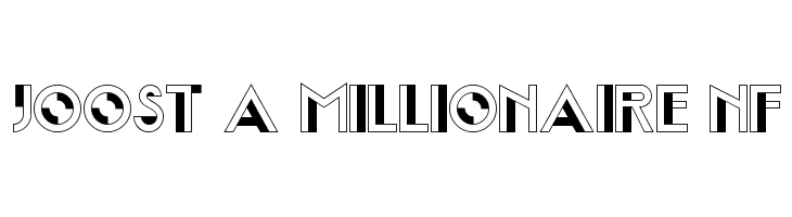 Joost A Millionaire NF  नि: शुल्क फ़ॉन्ट्स डाउनलोड