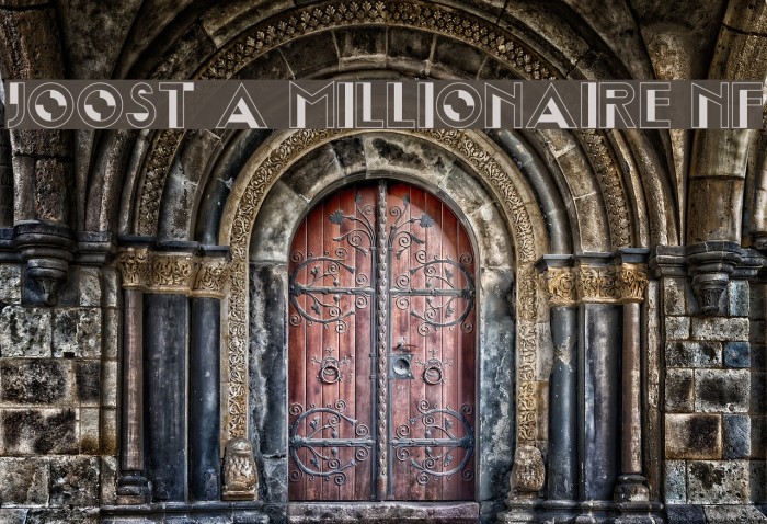 Joost A Millionaire NF Font examples