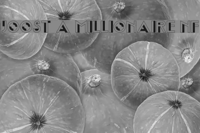 Joost A Millionaire NF Font examples
