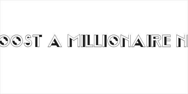 Joost A Millionaire NF Logo