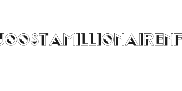JoostAMillionaireNF Logo