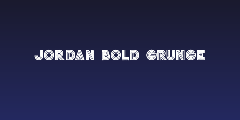 Jordan Bold Grunge Social Header