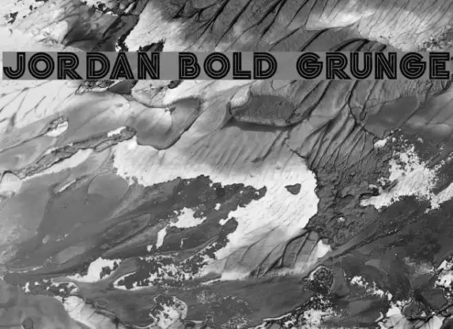 Jordan Bold Grunge Font examples