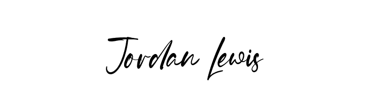 Jordan Lewis  font caratteri gratis