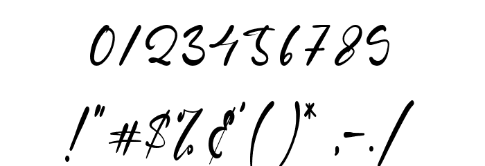 Jordan Lewis Font OTHER CHARS