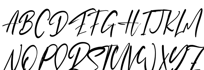 Jordan Lewis Font UPPERCASE