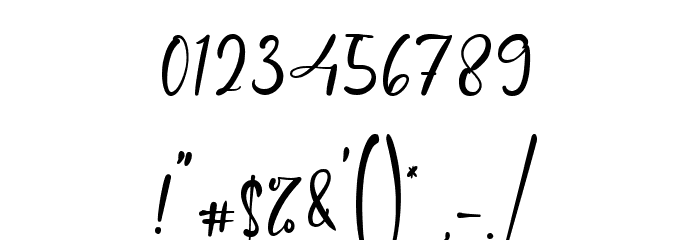 Jordan Script Font OTHER CHARS