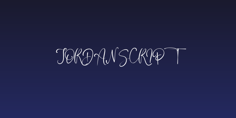 Jordan Script Social Header