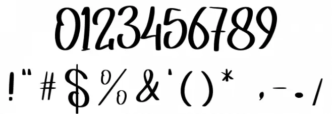 Jordan Smith - Personal Use Font OTHER CHARS