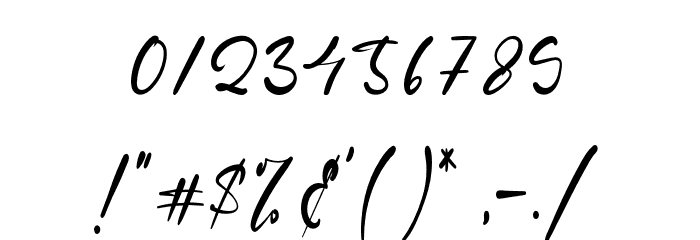JordanLewis Font OTHER CHARS