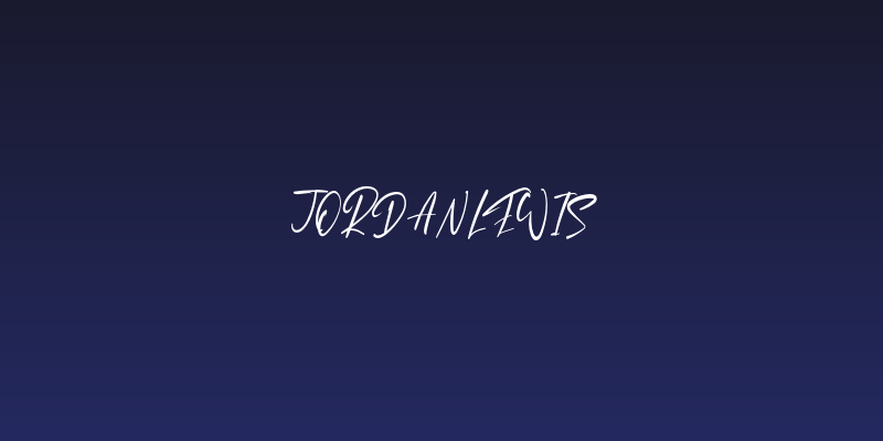 JordanLewis Social Header