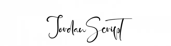 JordanScript  नि: शुल्क फ़ॉन्ट्स डाउनलोड