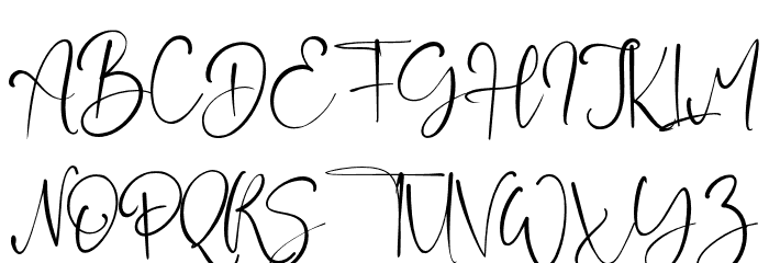 JordanScript Font UPPERCASE