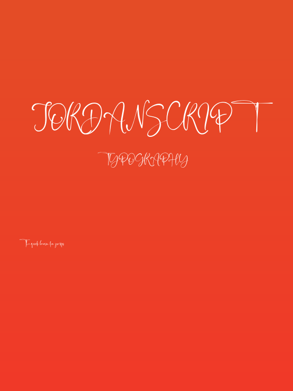 JordanScript Poster