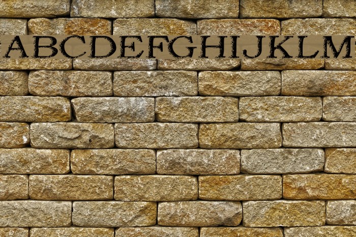 Jordan's Treebark フォント examples