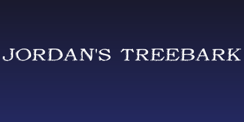 Jordan's Treebark Social Header
