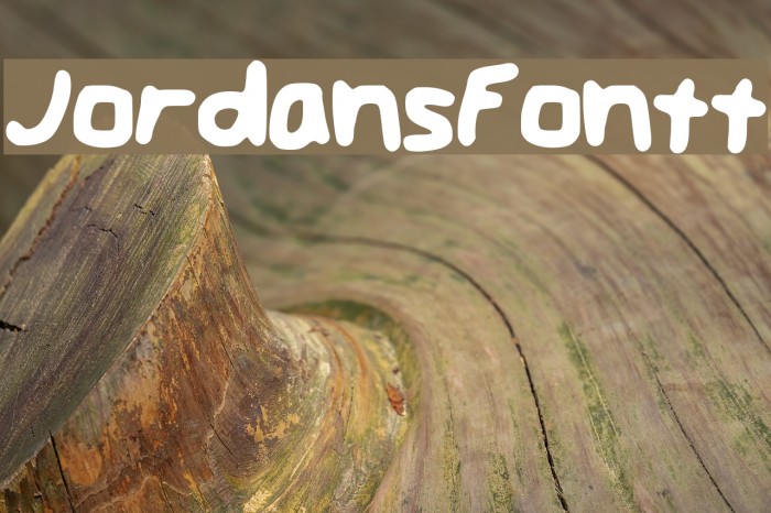 JordansFontt Font examples