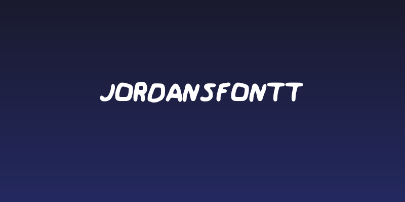 JordansFontt Social Header