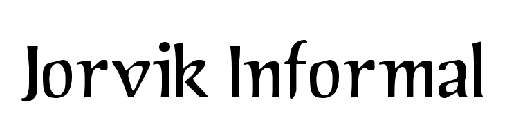 Jorvik Informal Font