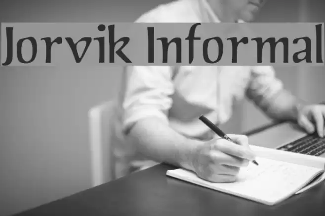 Jorvik Informal Font examples