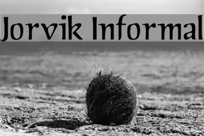 Jorvik Informal Font examples