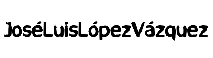 José Luis López Vázquez  font caratteri gratis